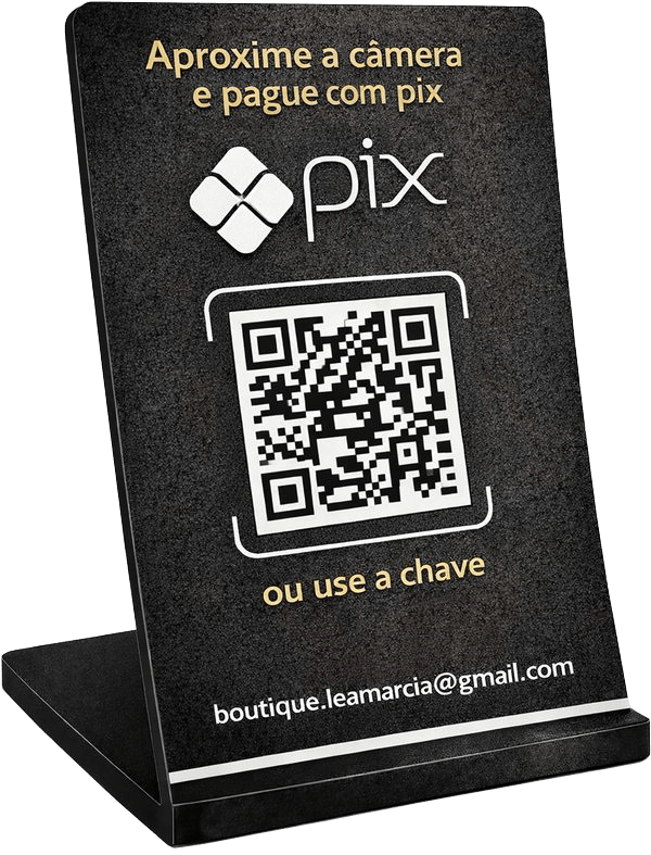 Placa QR Code Pix